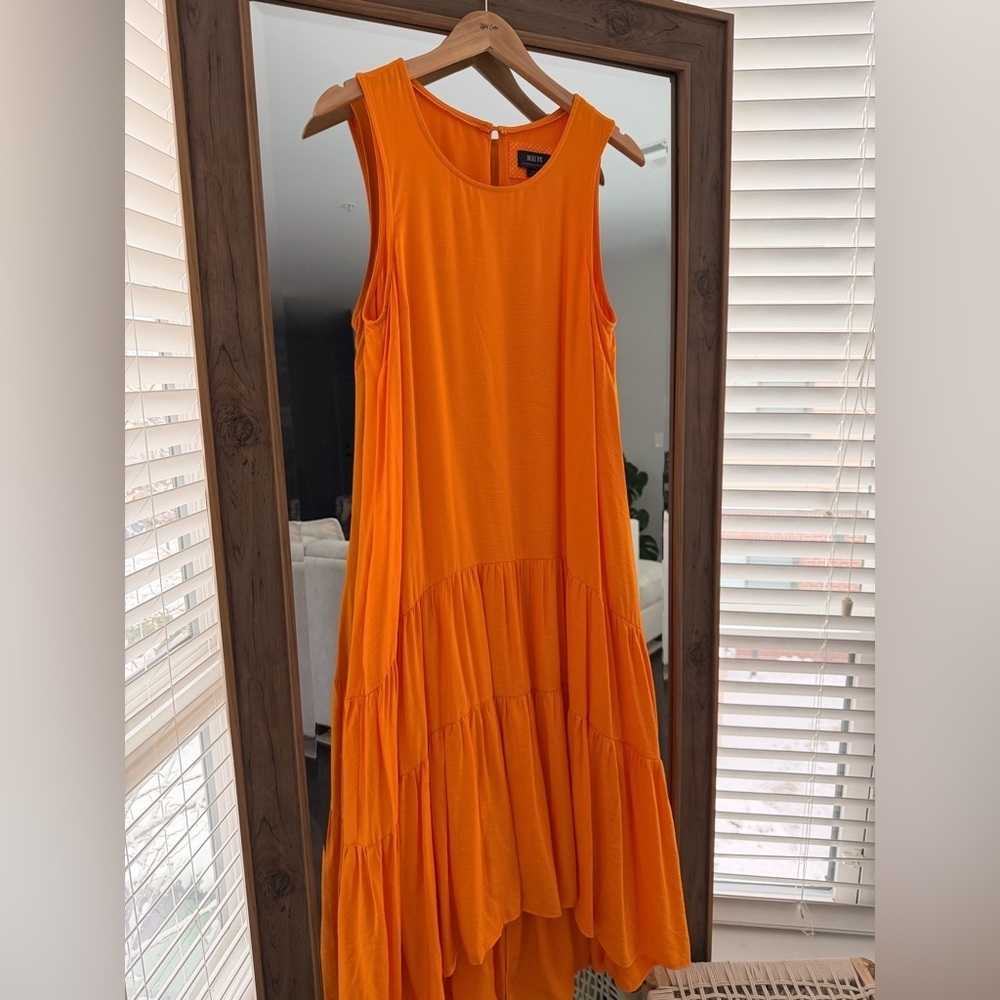 Anthropologie Maeve Marlene sleeveless tiered maxi dress - Picture 6 of 9